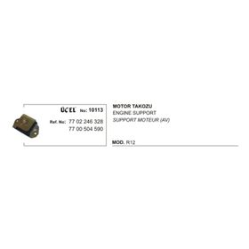Üçel 10113 Renault R12 Motor Takozu