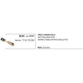 Üçel 10151 Renault R12 Viraj Tandır Kolu