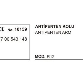 Üçel 10159 Renault R12 Antipente Kolu