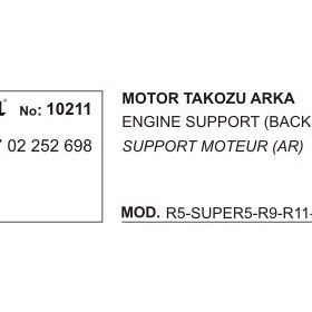 Üçel 10211 Renault Express Şanzıman Takozu