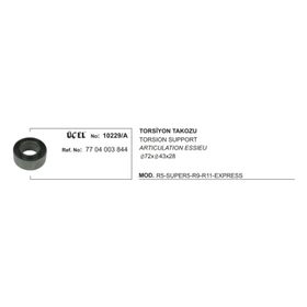 Üçel 10229A Renault R9 Torsiyon Takozu