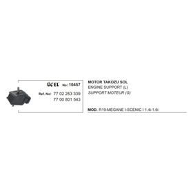 Üçel 10457 Renault Clio R19 Megane Scenic Sol Motor Takozu
