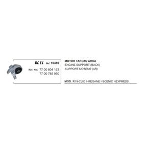 Üçel 10459 Renault Rapid R19 Clio Megane Scenic Expres 88-99 1.4-1.6 Arka Motor Takozu