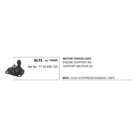 Üçel 10465 Renault Clio Sağ Motor Takozu