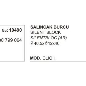 Üçel 10490 Renault Clio Salıncak Burcu