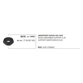 Üçel 10493 Renault Clio Amortisör Takozu