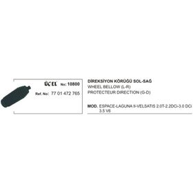 Üçel 10800 Renault Laguna Direksiyon Körüğü