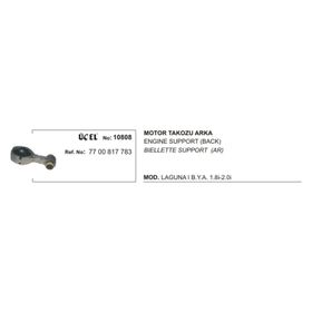 Üçel 10808 Renault Laguna Arka Motor Takozu