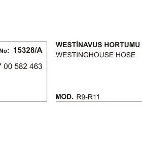 Üçel 15328A Renault R9 Westınghause Hortumu