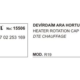 Üçel 15506 Renault R19 Devirdaim Ara Hortumu