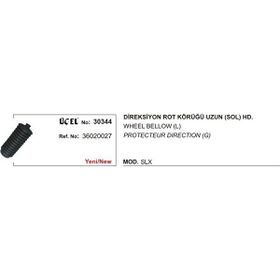 Üçel 30344 Fiat M131 SLX Sol Hidrolik Direksiyon Körüğü
