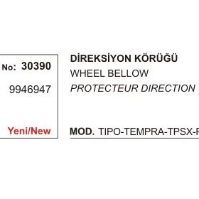 Üçel 30390 9946947 Fiat Siena Tipo Tempra Punto Direksiyon Körüğü