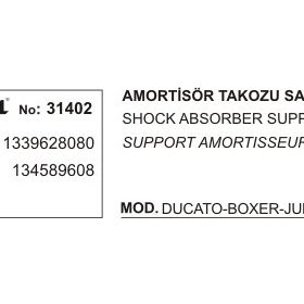 Üçel 31402 Fiat Ducato Boxer Jumper Sağ Amortisör Takozu