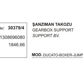 Üçel Fiat Ducato 30379-4 Boxer Jumper 1.9 2.5 Dizel TDI 94 Şanzuman Takozu