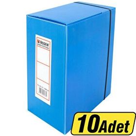 Üçgen 22x31x13 cm Mavi 10'lu Arşivleme Kutusu
