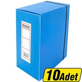Üçgen 22x31x13 cm Mavi 10'lu Arşivleme Kutusu