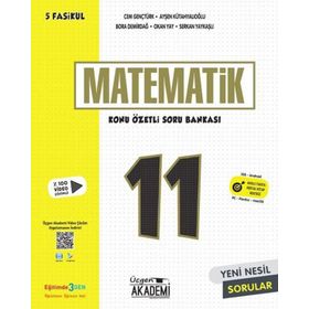 Üçgen Akademi 11. Sınıf Matematik Konu Özetli 5 Fasikül Soru Bankası