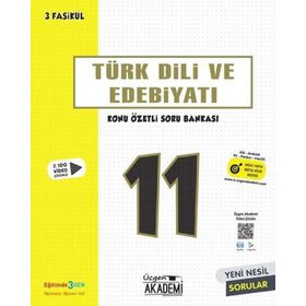 Üçgen Akademi 11. Sınıf Türk Dili ve Edebiyatı Konu Özetli Soru Bankası