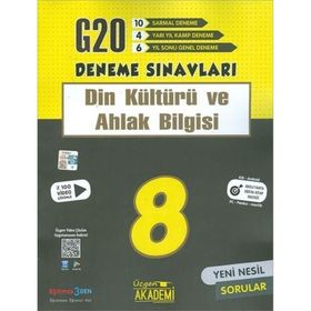 Üçgen Akademi 8. Sınıf LGS Din Kültürü ve Ahlak Bilgisi 20'li Deneme Sınavı