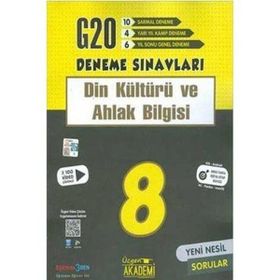 Üçgen Akademi 8. Sınıf LGS Din Kültürü ve Ahlak Bilgisi 20'li Deneme Sınavı