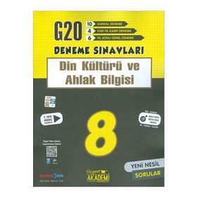 Üçgen Akademi 8. Sınıf LGS Din Kültürü ve Ahlak Bilgisi 20'li Deneme Sınavı