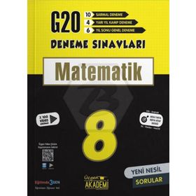 Üçgen Akademi 8. Sınıf LGS Matematik 20'li Deneme Sınavı