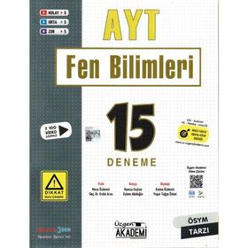 Üçgen Akademi AYT Fen Bilimleri 15 Deneme