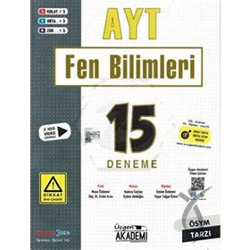 Üçgen Akademi AYT Fen Bilimleri 15 Deneme