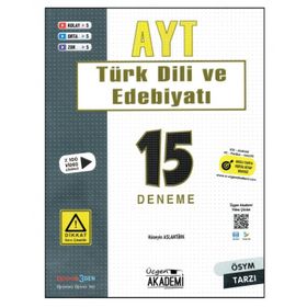 Üçgen Akademi AYT Türk Dili ve Edebiyatı 15 Deneme