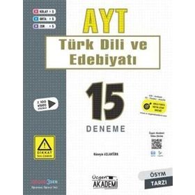 Üçgen Akademi AYT Türk Dili ve Edebiyatı 15 Deneme