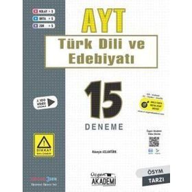 Üçgen Akademi AYT Türk Dili ve Edebiyatı 15 Deneme