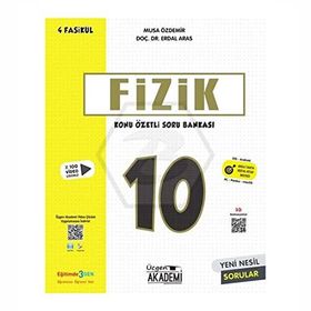 Üçgen Akademi Lise 10. Sınıf Fizik Konu Özetli Soru Bankası 4 Fasikül