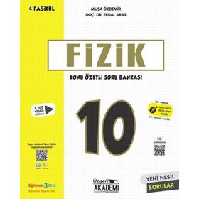 Üçgen Akademi Lise 10. Sınıf Fizik Konu Özetli Soru Bankası 4 Fasikül