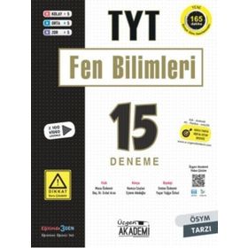 Üçgen Akademi Tyt Fen Bilimleri 15 Adet Deneme Sınavı