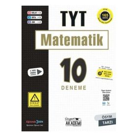 Üçgen Akademi Tyt Matematik 10 Adet Deneme Sınavı