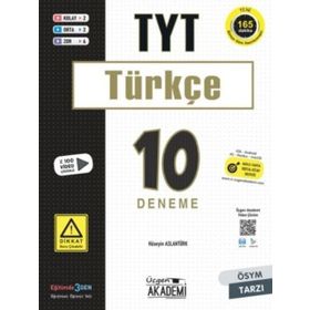 Üçgen Akademi Tyt Türkçe 10 Adet Deneme Sınavı