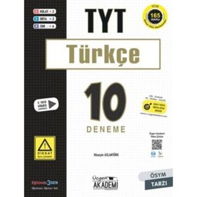 Üçgen Akademi Tyt Türkçe 10 Adet Deneme Sınavı