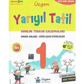Üçgen Yayıncılık 1. Sınıf Yarıyıl Tatil Günlük Tekrar Çalışmaları
