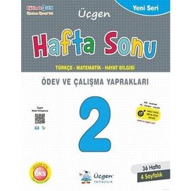 Üçgen Yayıncılık 2. Sınıf Hafta Sonu Ödev ve Çalışma Yaprakları 36 Hafta