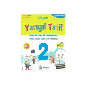 Üçgen Yayıncılık 2. Sınıf Yarıyıl Tatil Günlük Tekrar Çalışmaları