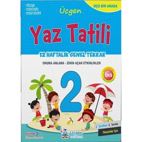 Üçgen Yayıncılık 2. Sınıf Yaz Tatili 12 Haftalık Tekrar + Deneme