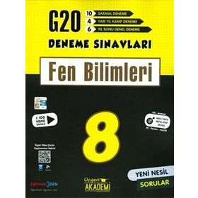 Üçgen Yayıncılık 8. Sınıf LGS Fen Bilimleri 20'li Deneme Sınavı