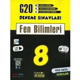 Üçgen Yayıncılık 8. Sınıf LGS Fen Bilimleri 20'li Deneme Sınavı