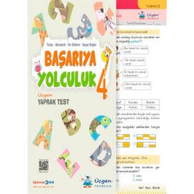 Üçgen Yayınları 4. Sınıf Başarıya Yolculuk Yaprak Test