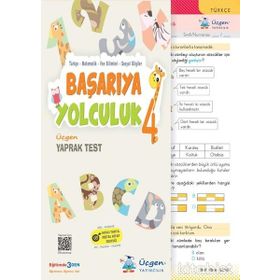 Üçgen Yayınları 4. Sınıf Başarıya Yolculuk Yaprak Test