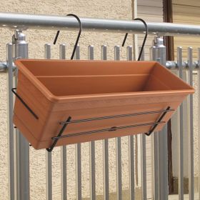 Üçsan 40 cm Sardunya Ferforjeli Balkon Saksısı