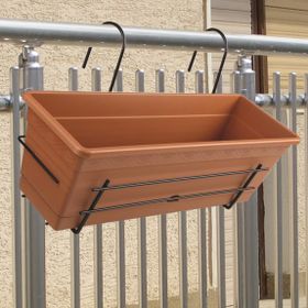 Üçsan 40 cm Sardunya Ferforjeli Balkon Saksısı