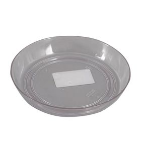 Üçsan Orkide 1,5 lt Şeffaf Beyaz Saksı Tabağı