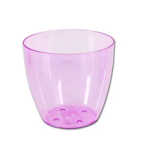 Üçsan Orkide 2,2 lt Şeffaf Pembe Saksı