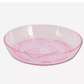 Üçsan Orkide 3 lt Şeffaf Pembe Saksı Tabağı